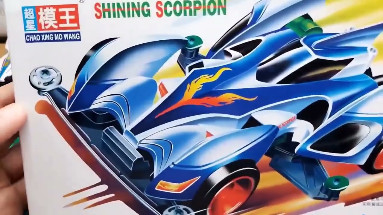 Tamiya-inspired SHINING SCORPION from Chao Xing Mo Wang - unboxing review dan assemble