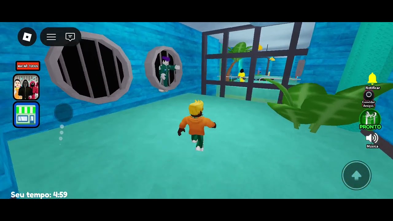 SQUID GAME FAMILY PRISÃO RUN ESCAPE! (Obby)