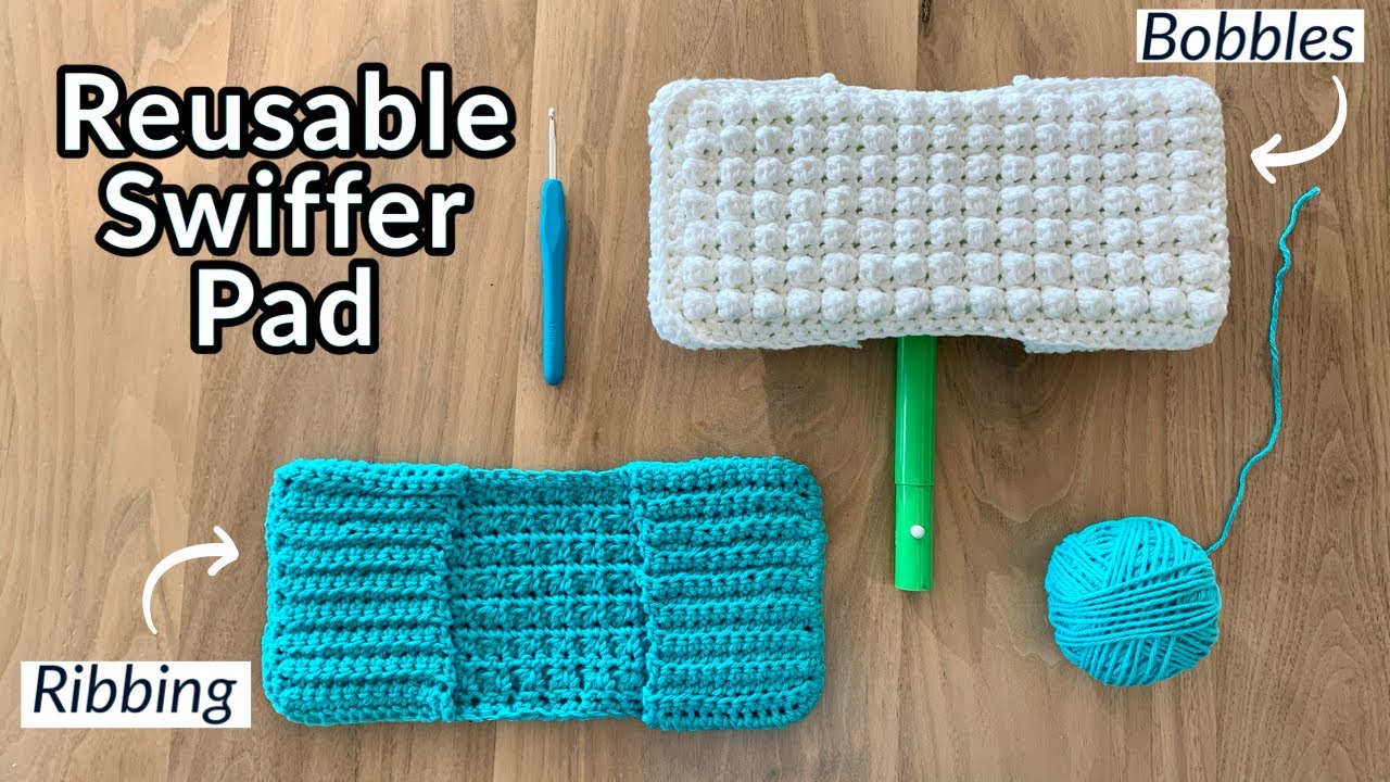How to crochet a reusable swiffer pad | Beginner friendly