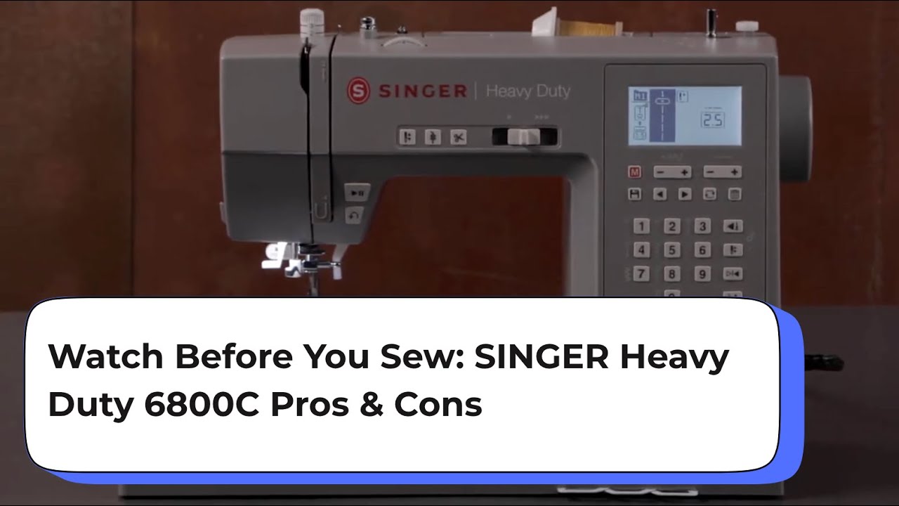 SINGER 6800C Honest Review: Fast, Feature-Packed… but Reliable?
