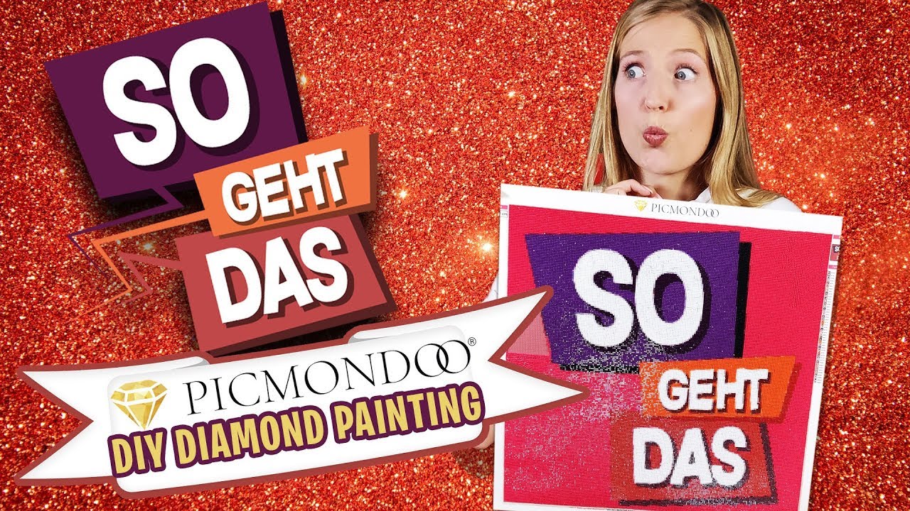 DIY 5d DIAMOND Painting | Dein EIGENES BILD mit Diamanten Malerei | So Geht Das