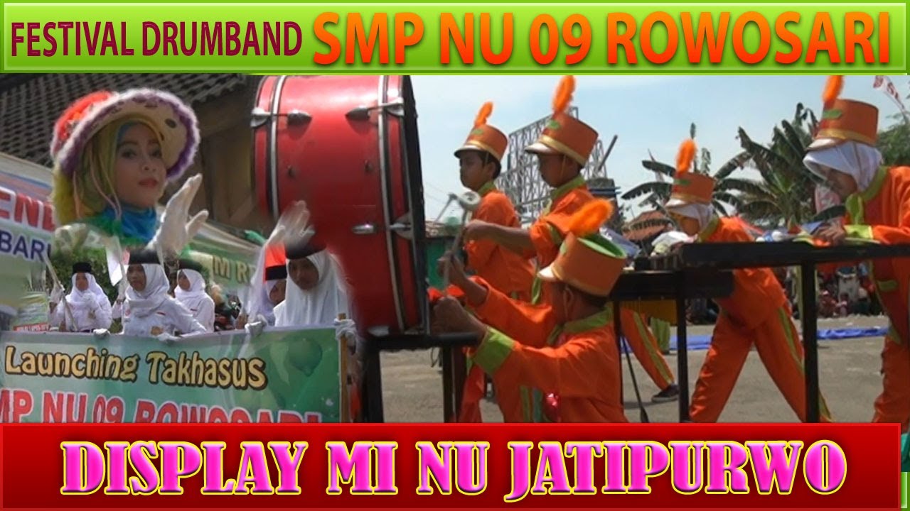 Festival Drumband SMP NU 09 | Display MI NU Jatipurwo