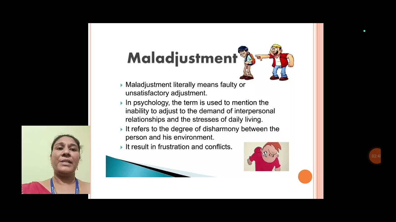 Adjustment and Maladjustment