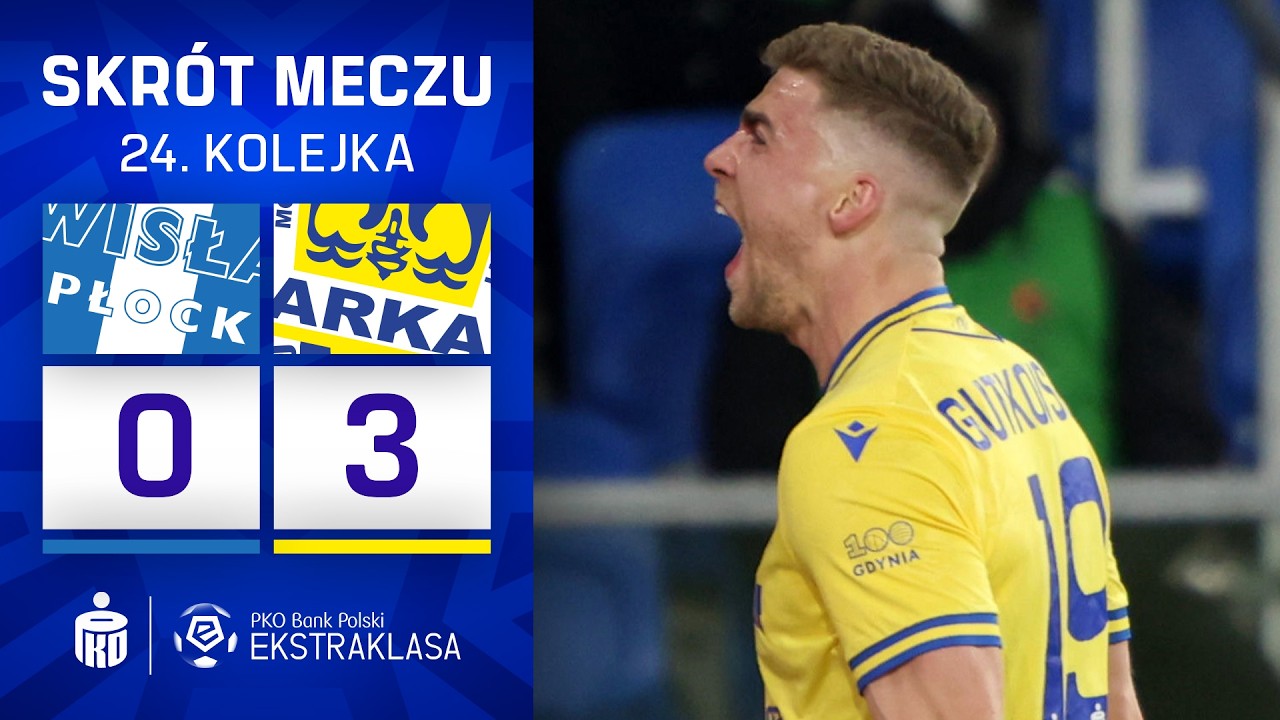 Wisła Płock - Arka Gdynia | SKRÓT | NOKAUT W PŁOCKU! | Ekstraklasa 2025/26