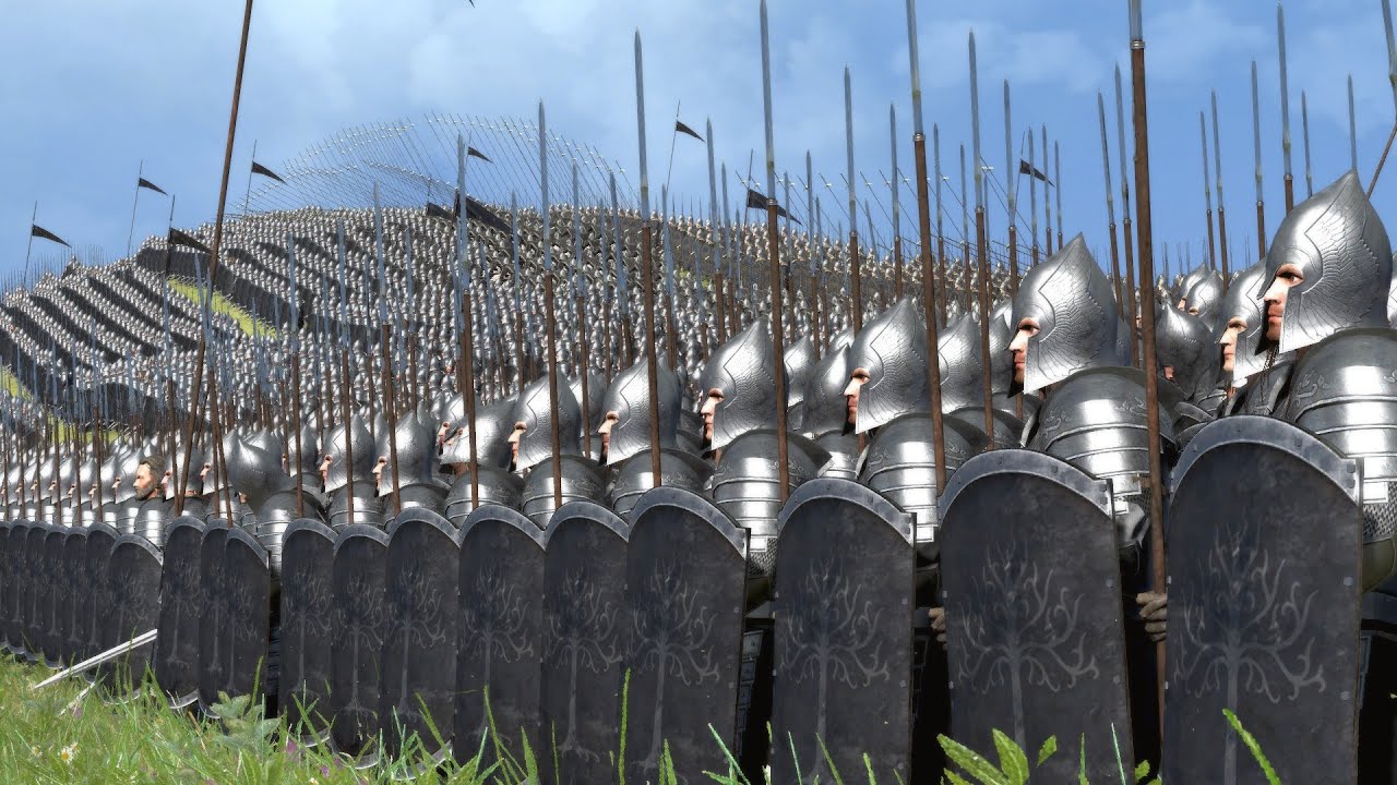 Men of Gondor Vs. Goblins | Lord Of The Rings Cinematic Battle | 10,000 Units