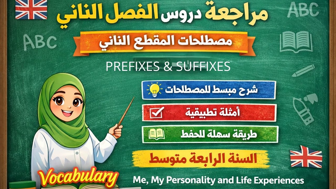 🎥 مراجعة درس القواعد: Making Opposites with Prefixes & Forming Adjectives with -ful and -less