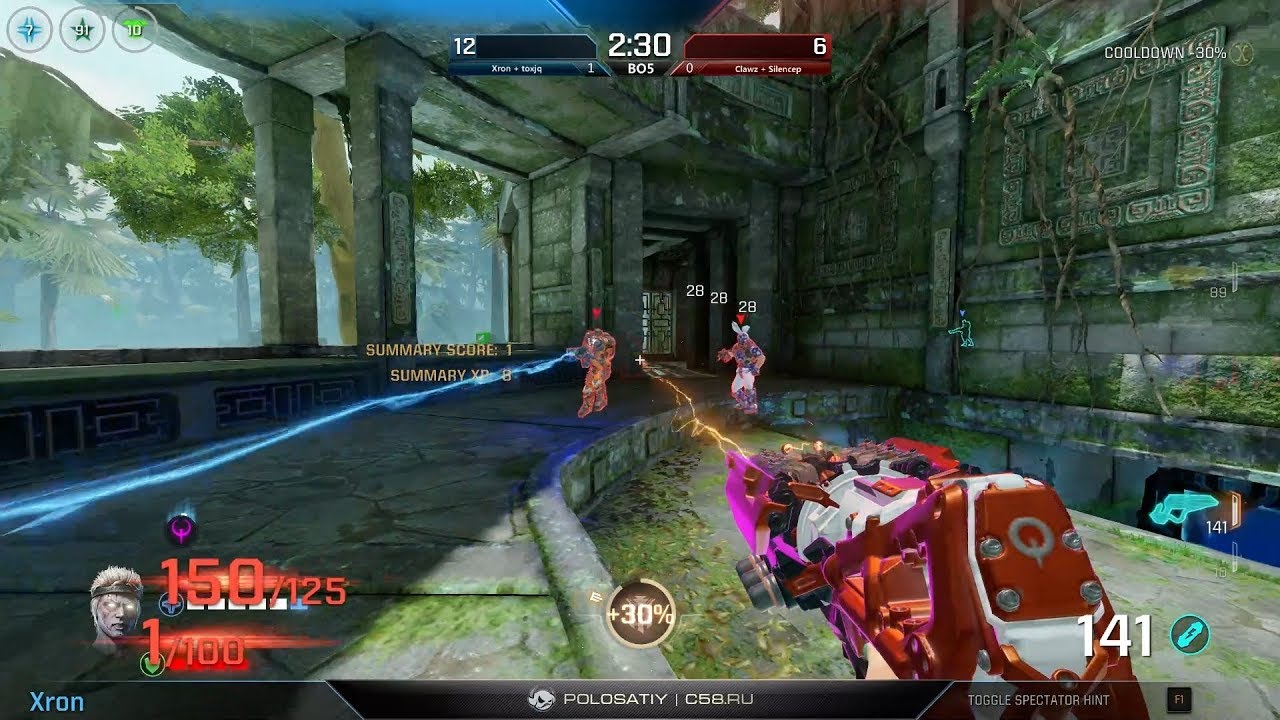 Xron + Toxjq vs. Clawz + Silencep (Final), Go4 2x2 EU #2 &ndash; Quake Champions, quality 2K