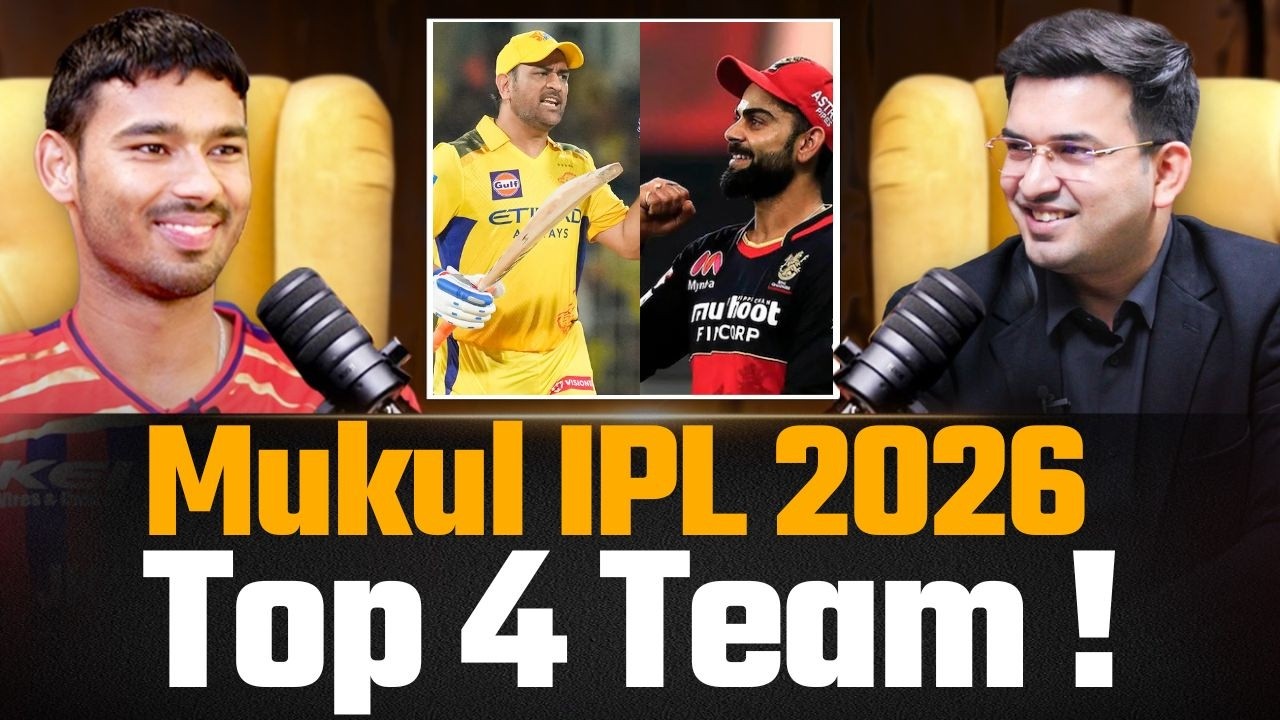Mukul's IPL 2026: Which Top 4 Teams Will Qualify? | Shubhankar Mishra