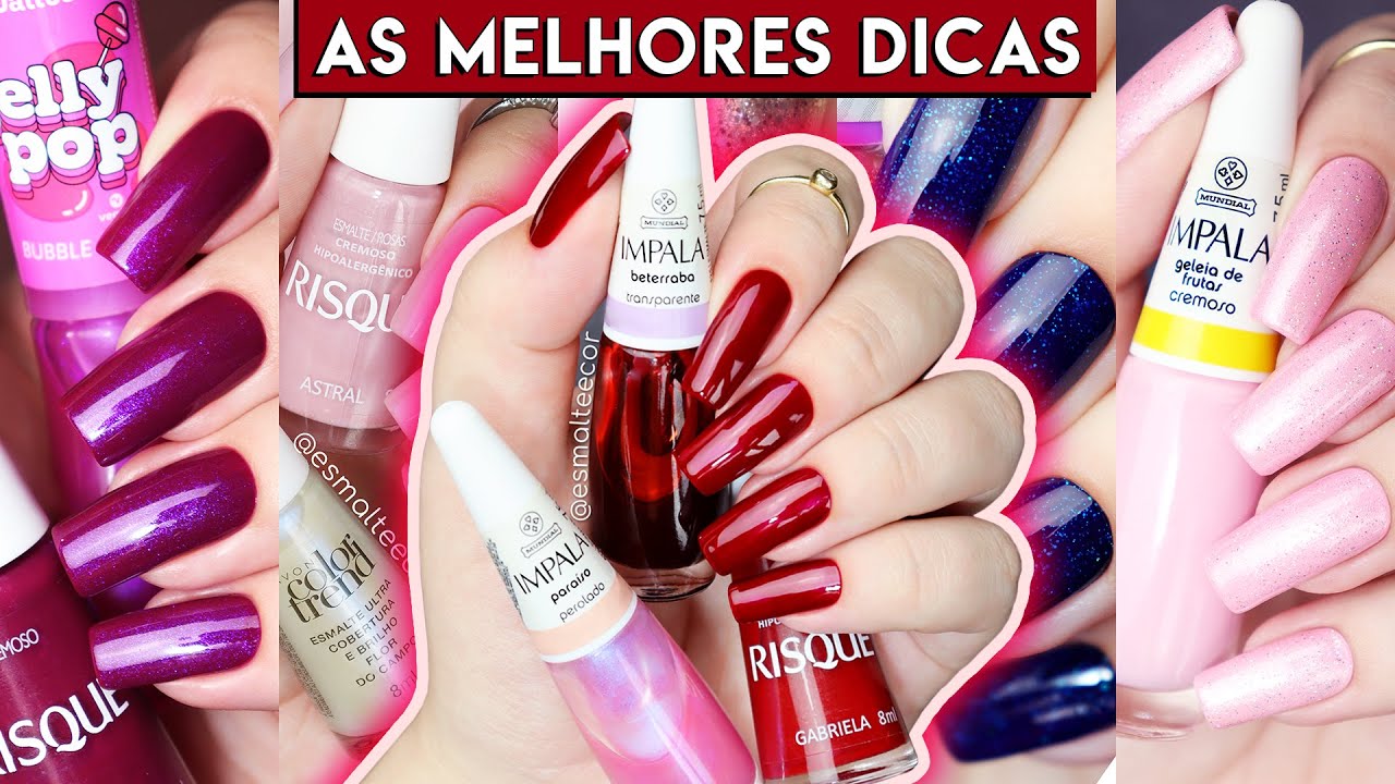 DICAS para fazer MISTURINHAS DE ESMALTES