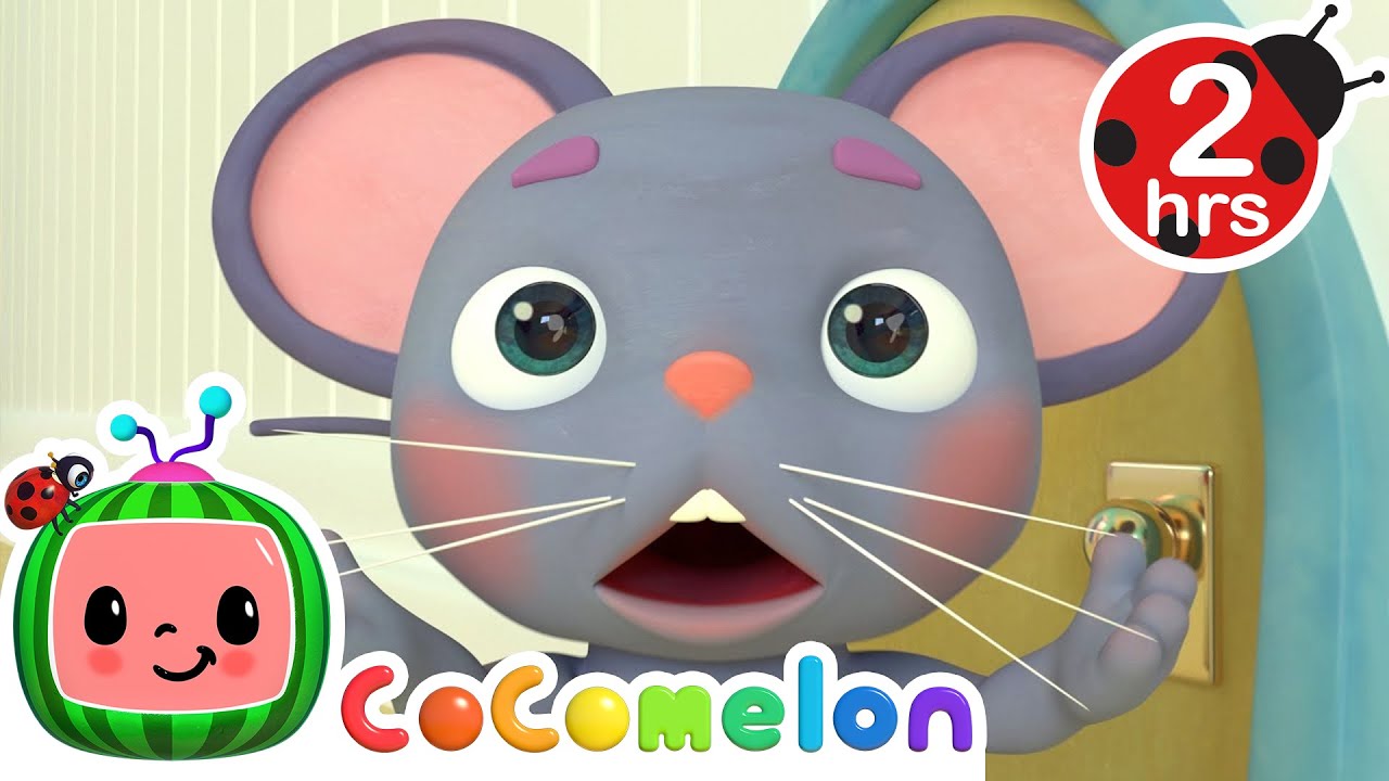 🐀 Hickory Dickory Dock KARAOKE! 🐀 | 2 HOURS OF COCOMELON! | Sing Along With Me! | Moonbug Kids Songs