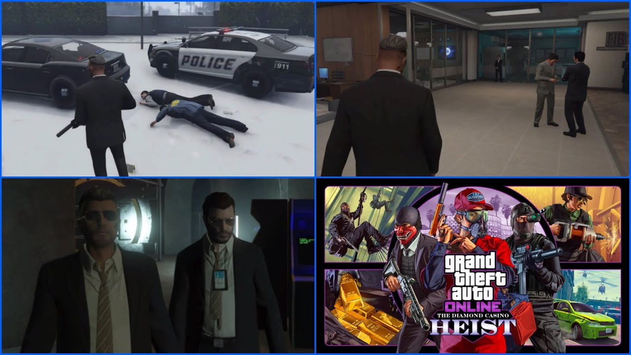 [DLC HEIST CASINO] OBTENIR LES TENUES FIB -MISSION PRÉPA /BRAQUAGE RUSÉ _EPS 1
