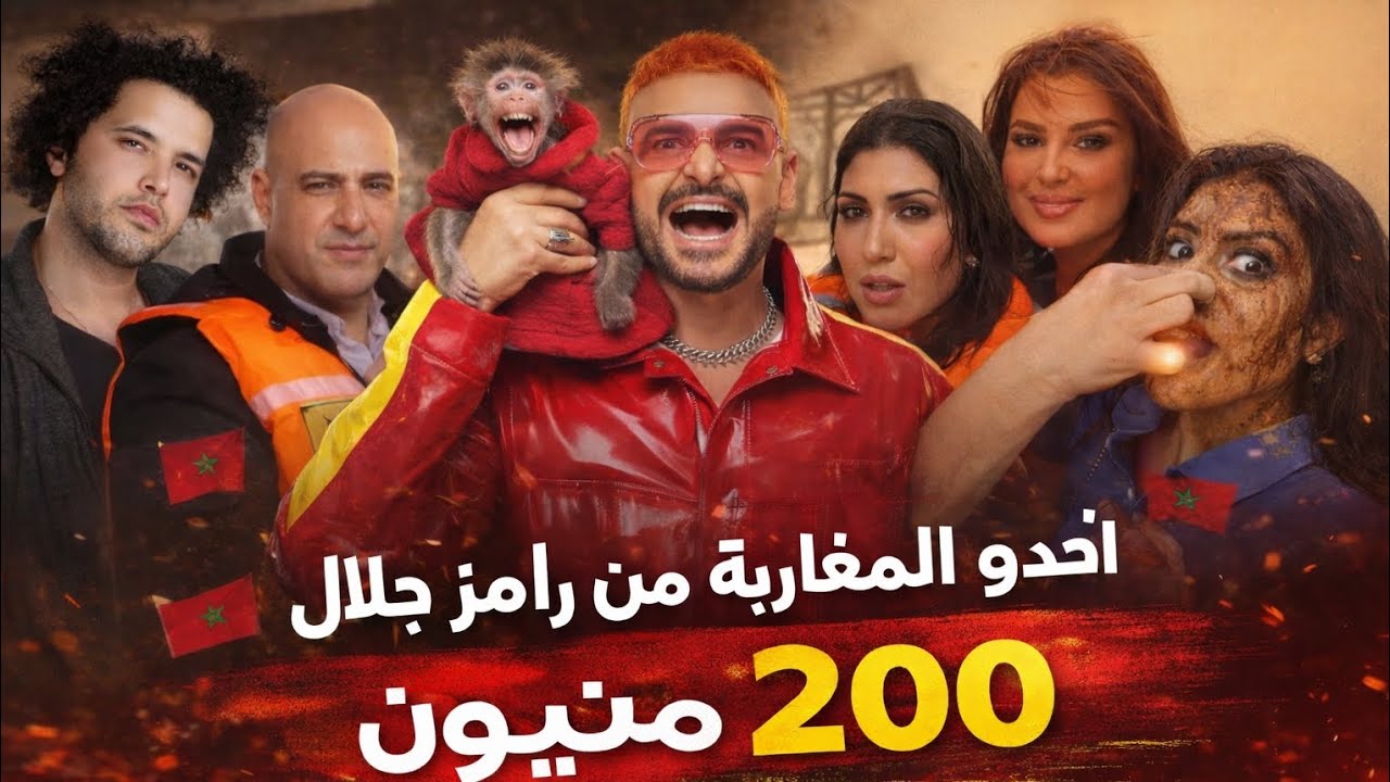 شحال خداو المغاربة من رامز جلال؟ 200,000$ صدمة كبرى! 😱💰