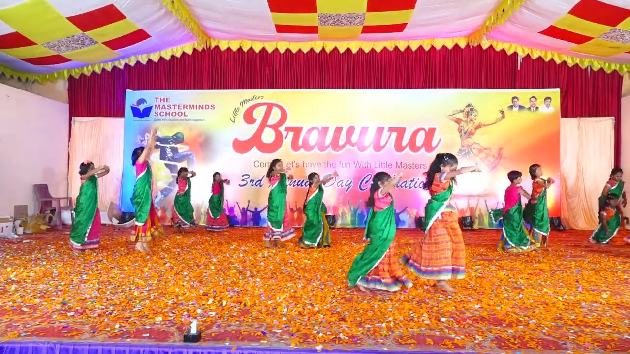 Saranga Dhariya Dance by Grade 3 girls Annual day @ TMMS DUBBAK