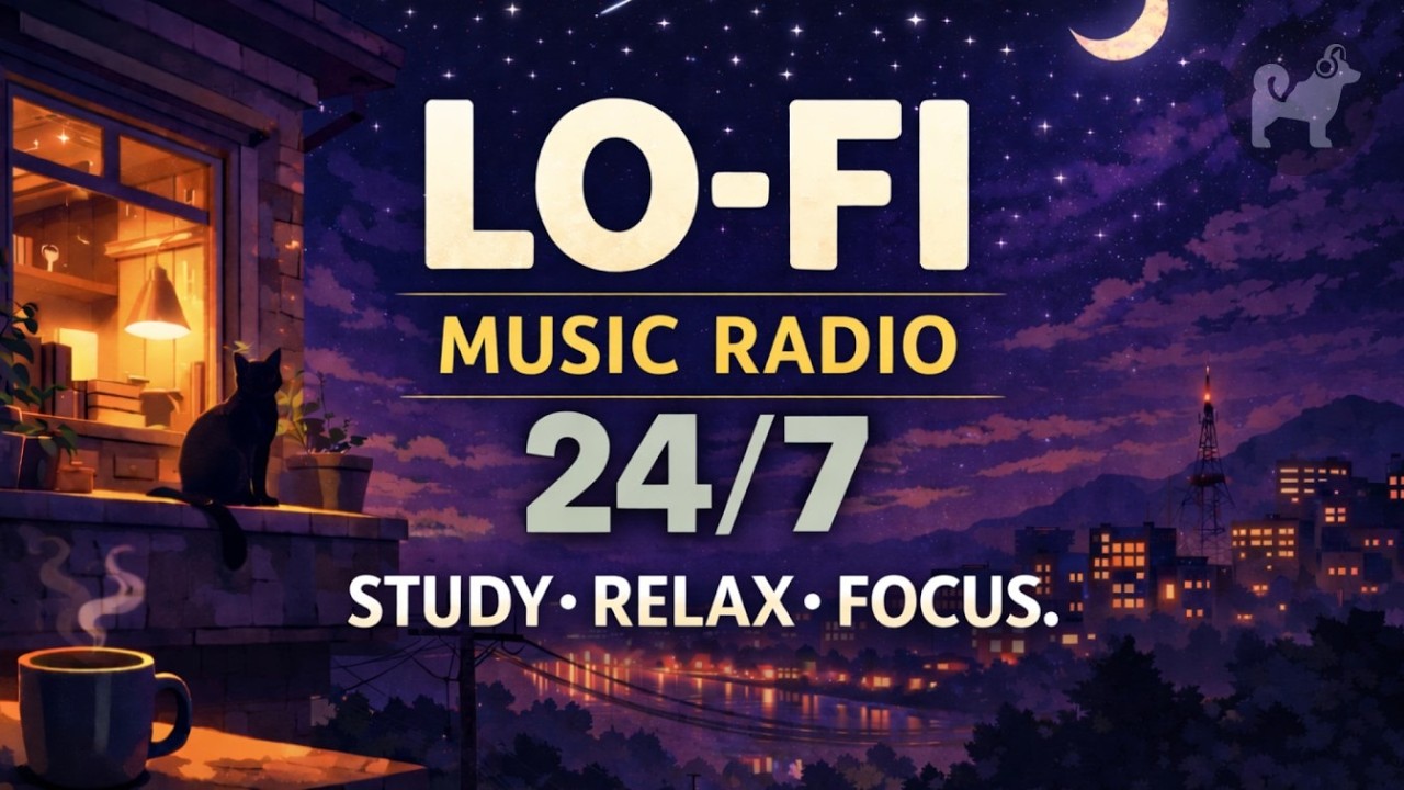 24/7 ☕ Lofi Beats Radio · Chill, Study & Relax (Corgi Records)