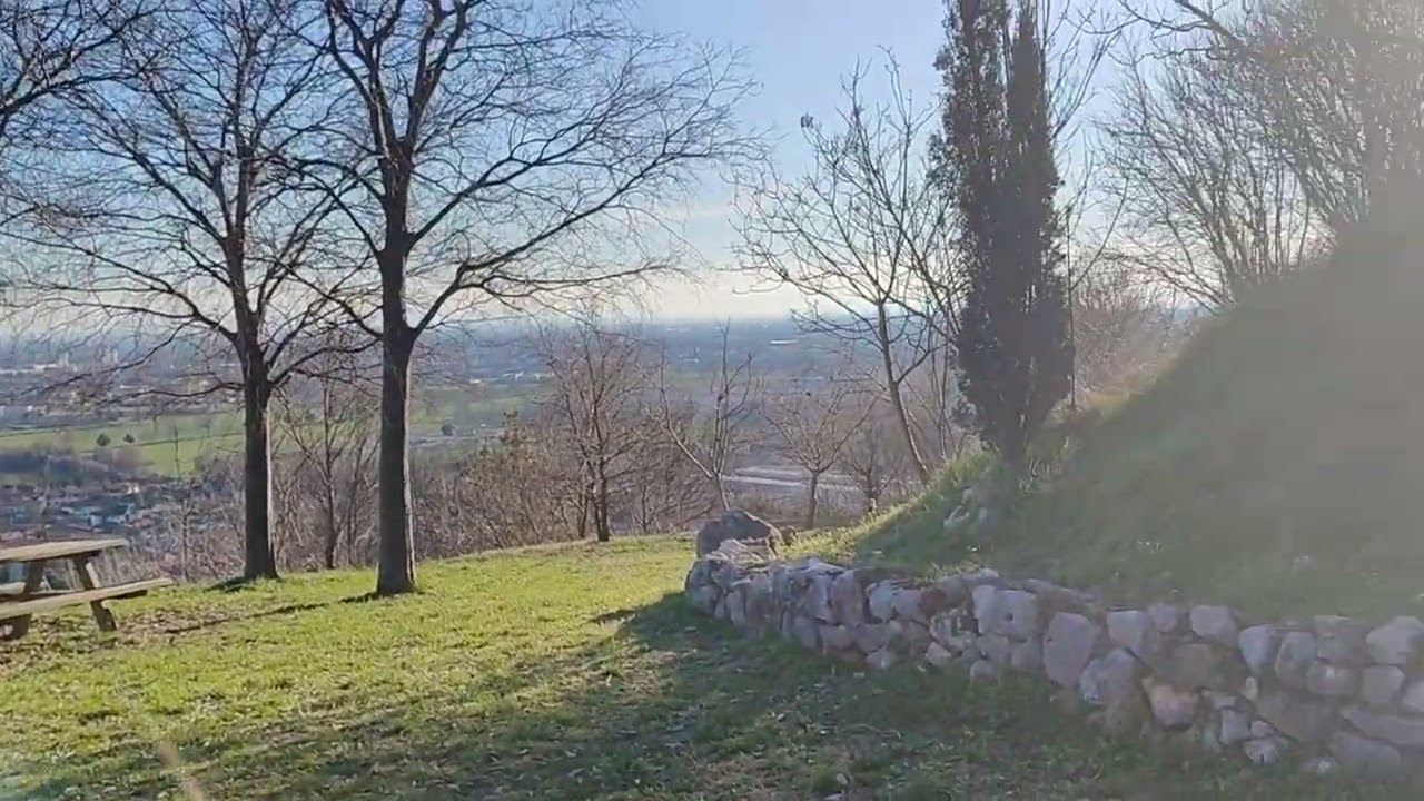 Sede degli Alpini di Mazzano, panorama in una bella giornata di febbraio! 
