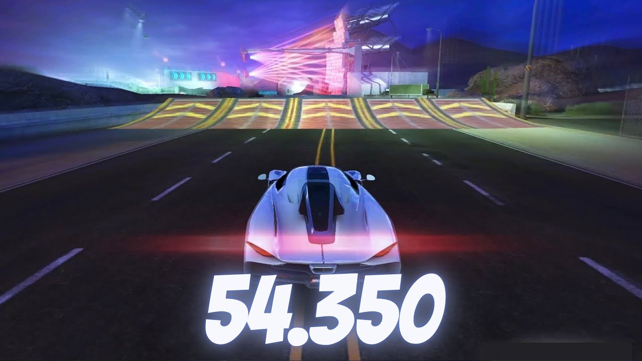 Asphalt 8 - Koenigsegg Jesko Absolut - Test Site: Omega - 54.350