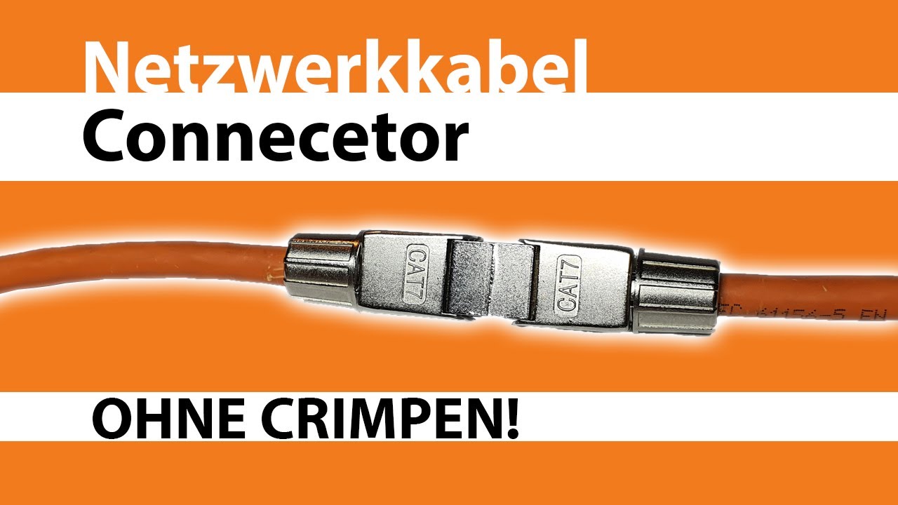 Cat.7 Kabel Connector - Kabel flicken ohne Werkzeug RJ45