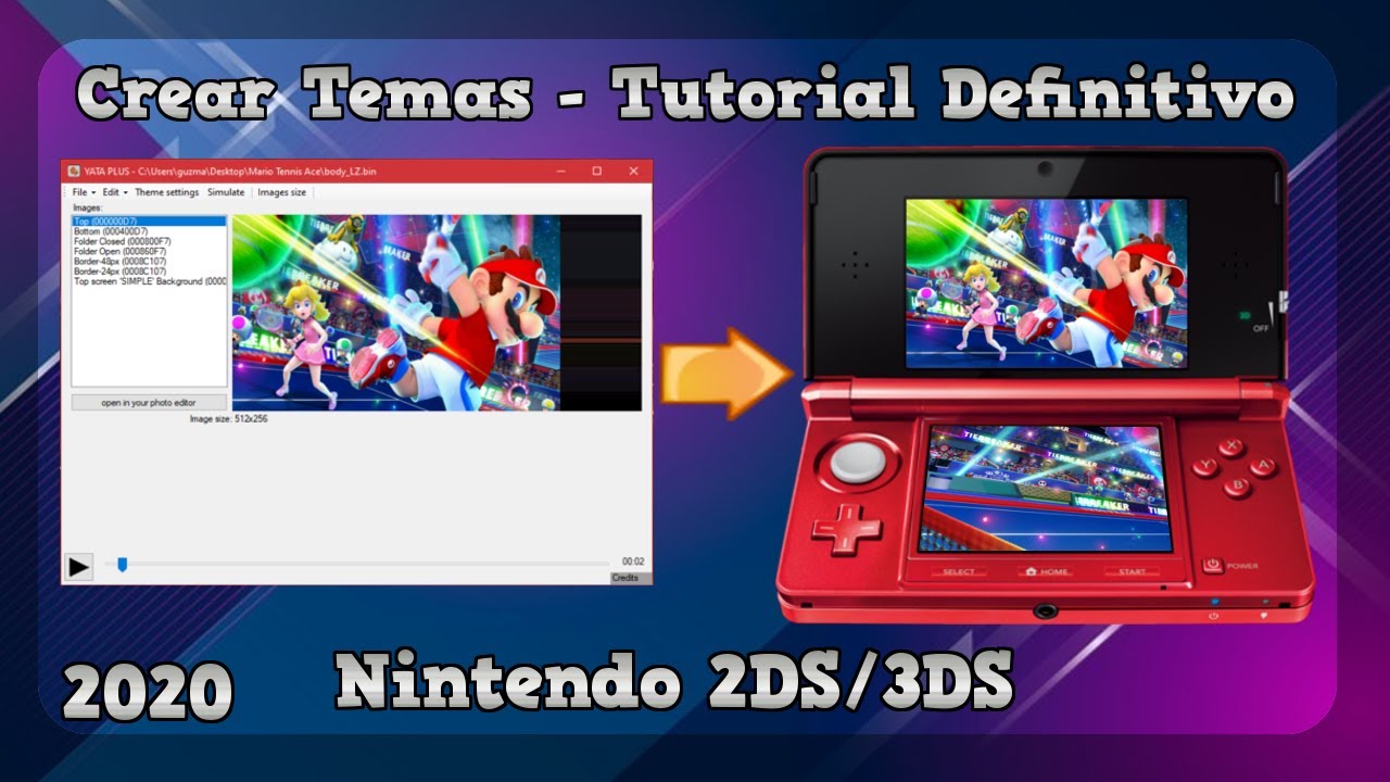 Crear Temas para Nintendo 2DS/3DS [Tutorial Definitivo]