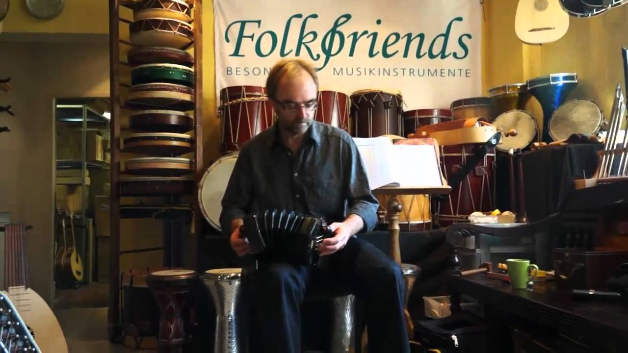David Ledsam from Soarvalley Music playing some concertina tunes