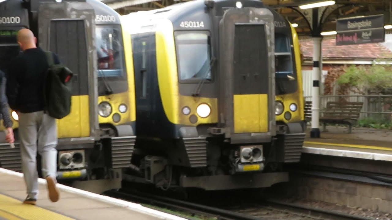 Watching activity on Basingstoke railway station