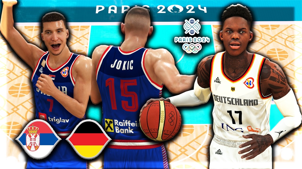 SRBIJA vs. NEMACKA - Bronze medal game - Olympics Paris 2024 - NBA 2K24