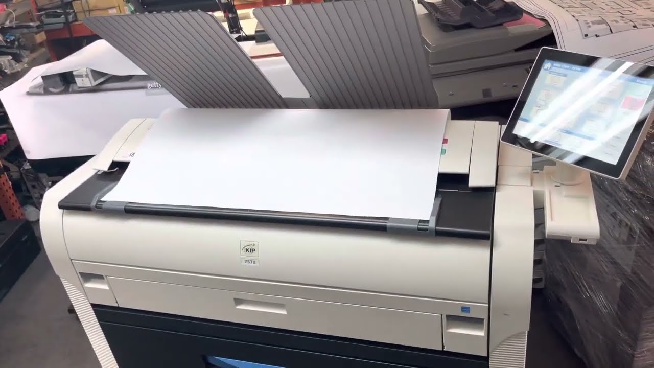 KIP 7570 4-Roll Mono Wide Format Printer