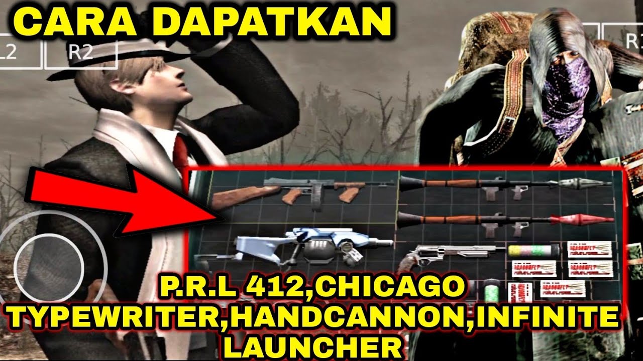 Cara Mendapatkan Senjata P.R.L 412 Chicago Typewriter Handcannon - Resident Evil 4