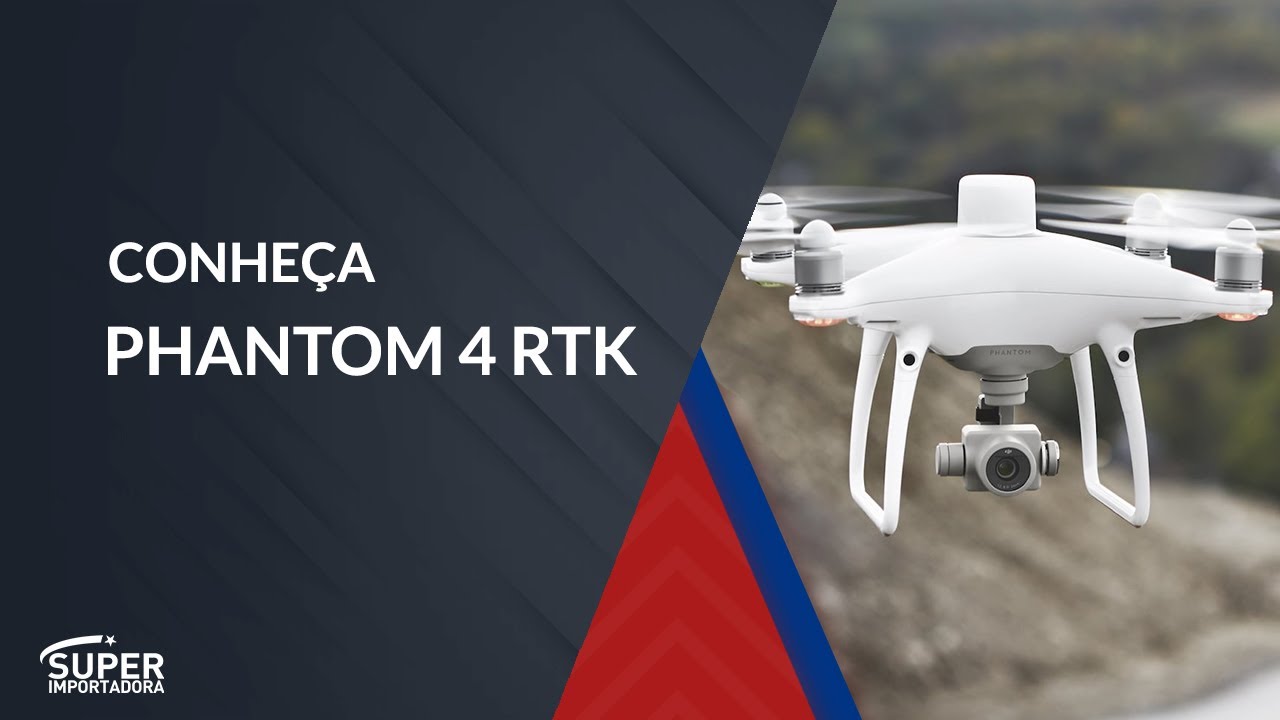 Phantom 4 RTK - Drone Industrial para Inspe&ccedil;&otilde;es e Mapeamento | Super Importadora