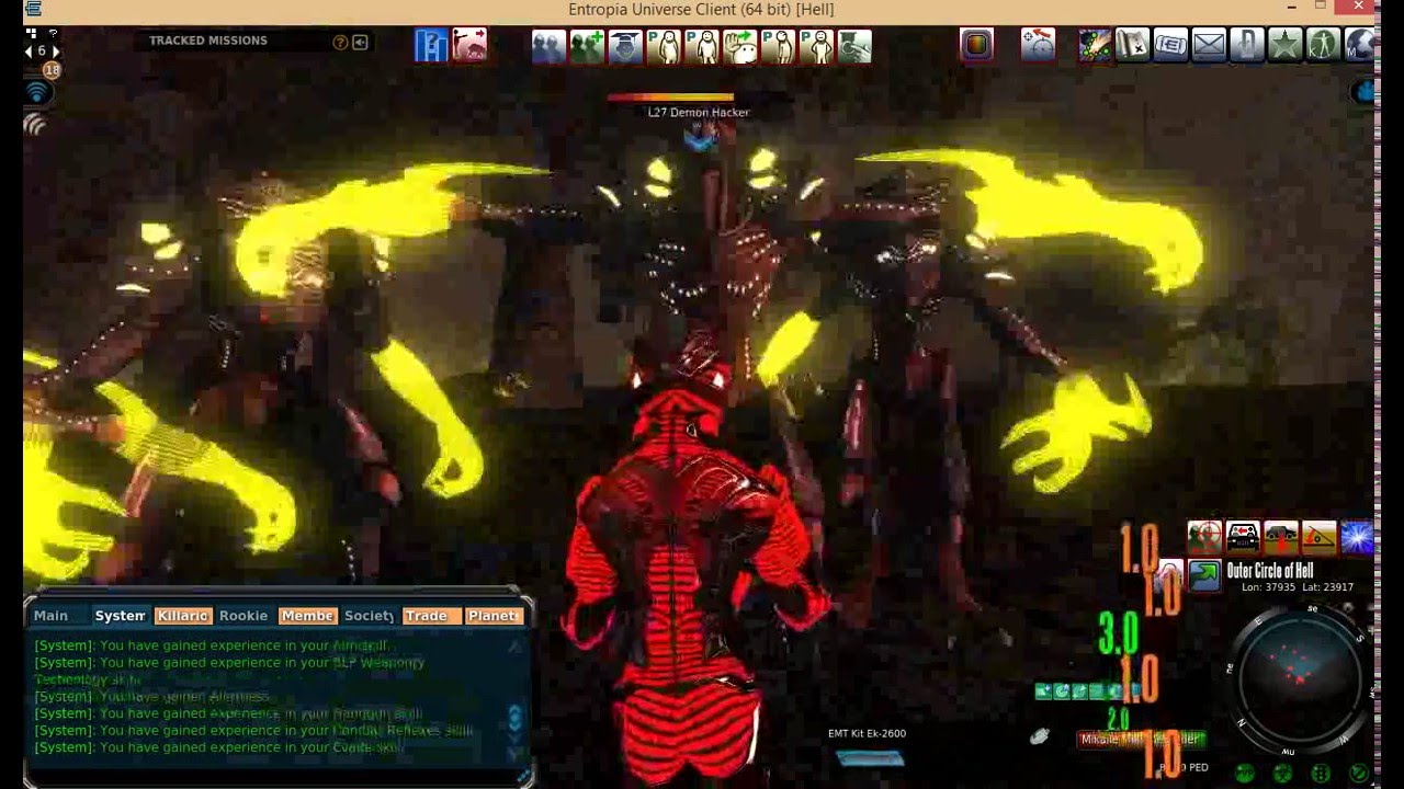 Entropia Universe - Rocktropia Hell [1] - Hunting Demon Hackers