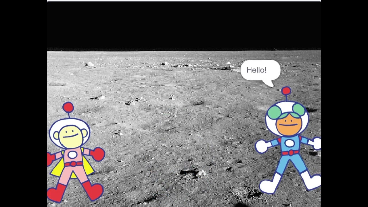 Boy on the Moon. ( Handmade)