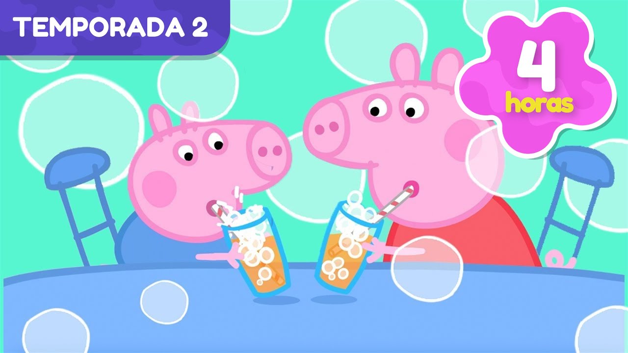 La aventura burbuja de Peppa 🫧 | 4 HORAS: Temporada 2 | Peppa Pig en Español Episodios Completos