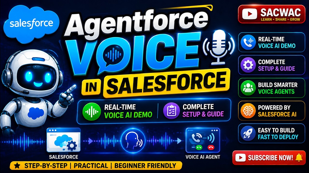 Enable Agentforce Voice in Salesforce | Real-Time Voice AI Demo | Complete Setup & Guide | 2026