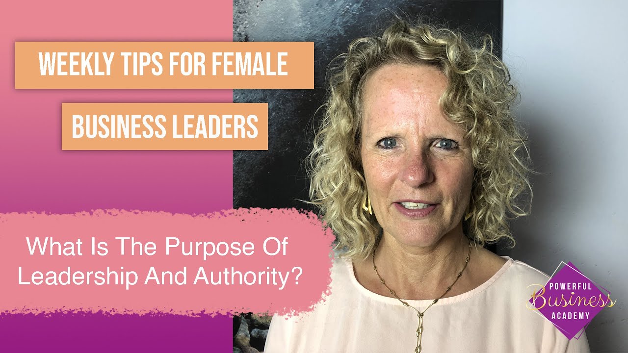 What is the purpose of leadership and authority?
