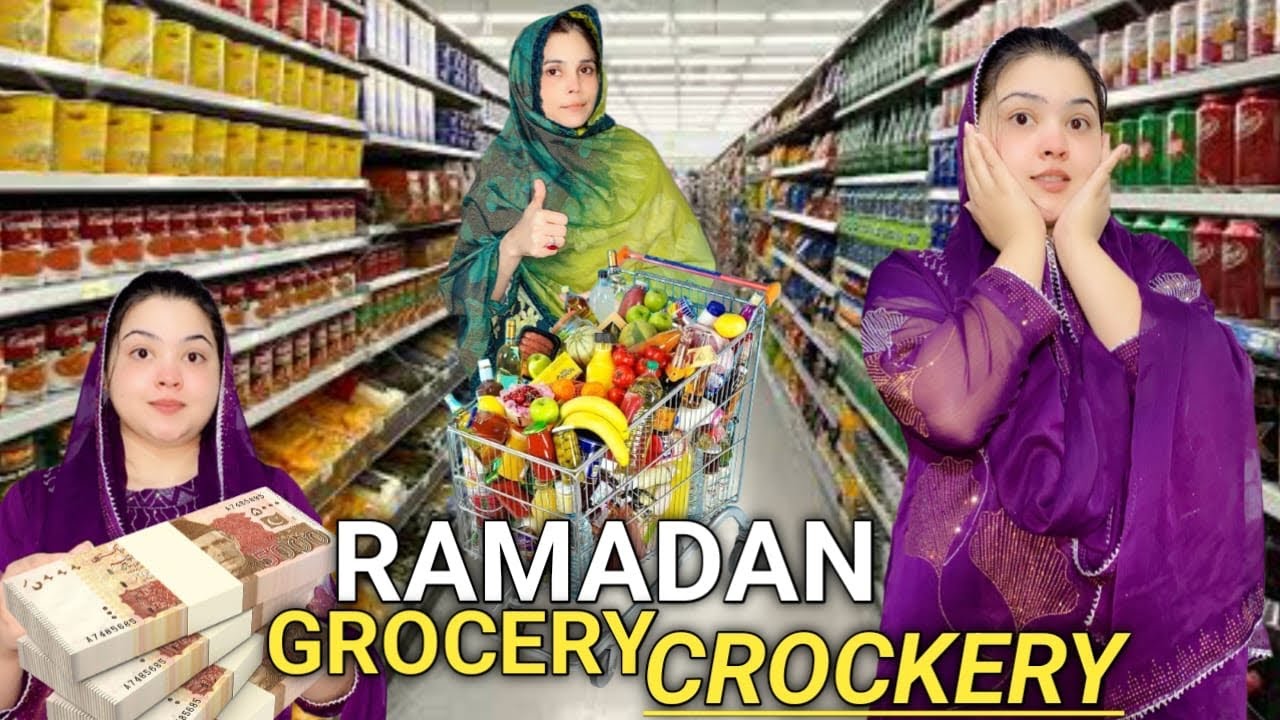 Ramadan preparing |guess karo 😁 aj ka bil🛍️, 🛒😅 Aj to bhot zada market 😵‍💫ma po🦶dukh gya#familyvlog 
