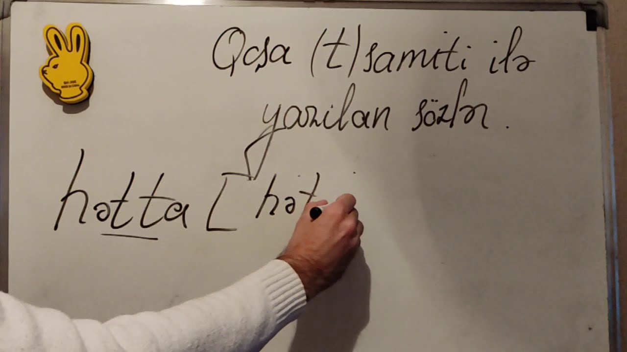 Fonetika Qosa samitli sozlerin yazilisi