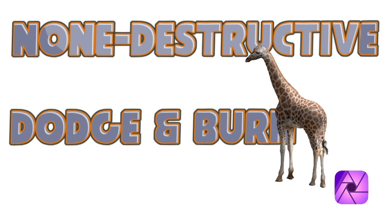 None Destructive Dodge and Burn - Affinity photo tutorial iPad Pro