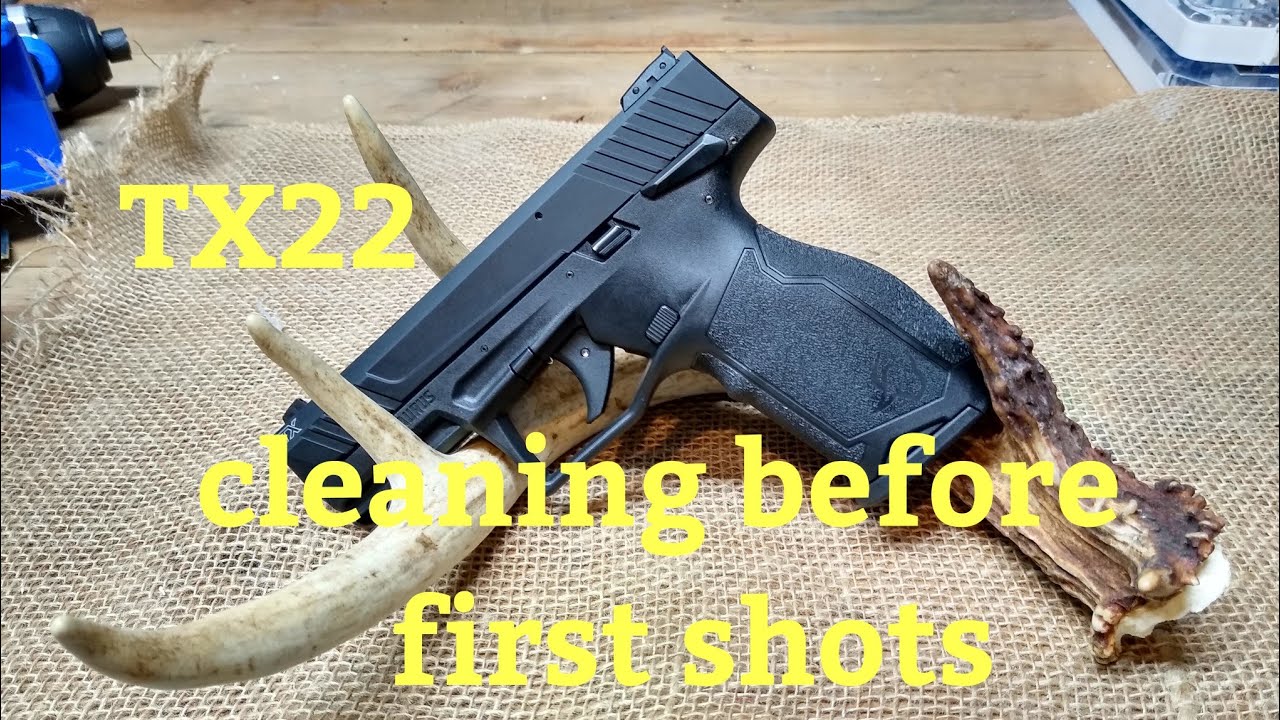 Taurus tx22, cleaning before first shots. disassembly and reassembly. and a screw up!