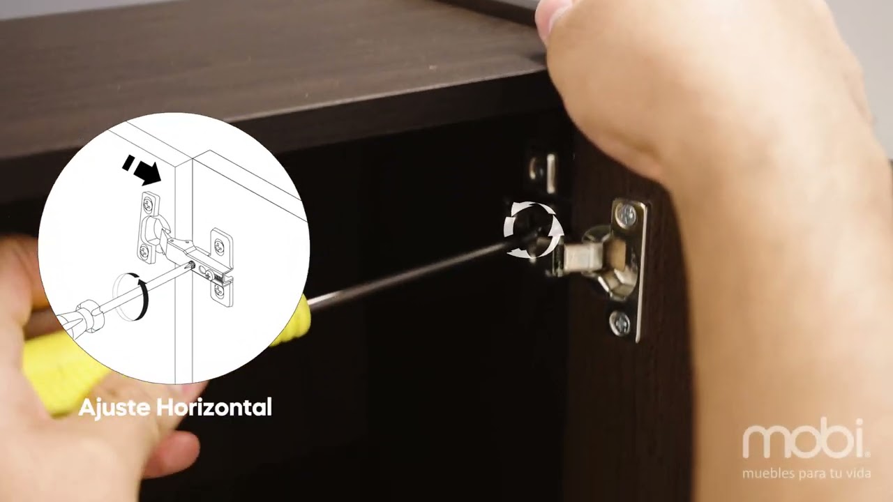 Mobi Muebles - Como nivelar puertas de muebles - Mueble con puertas interiores