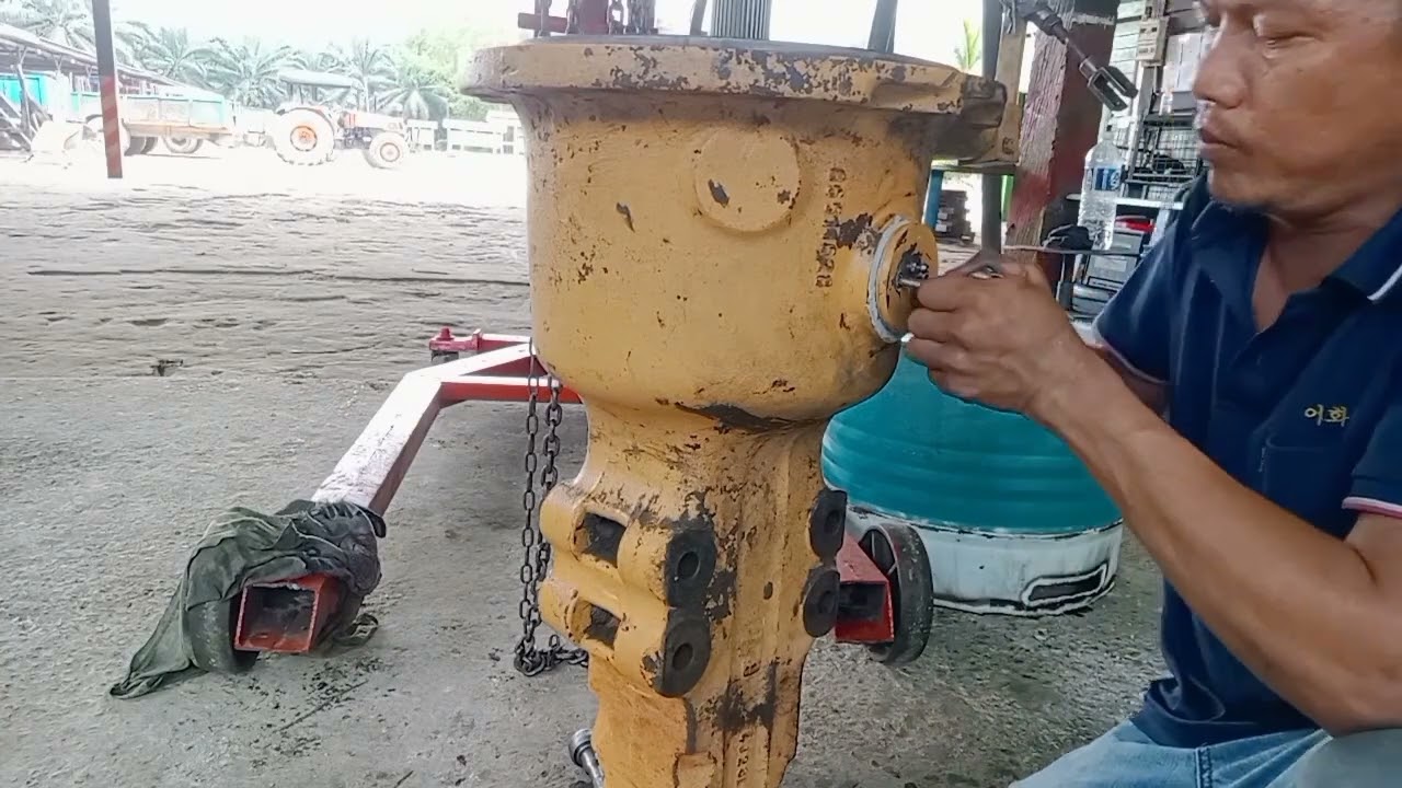Caterpillar 416D ll Cara Menukar Brake Disc ll Replacement Disc Brake ll O-ring Brake backhoe Cat.