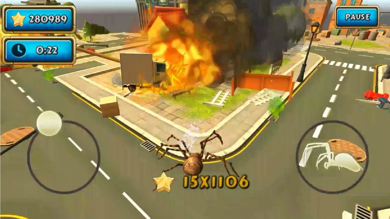 ► Spider Simulator Amazing City (HGamesArt) Android Gameplay [HD]