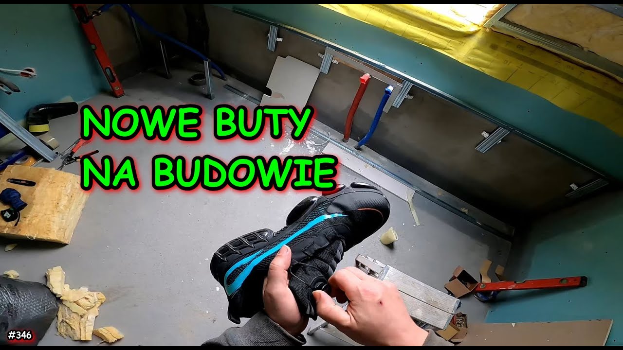 ŁAZIENKA NA PODDASZU, SKOSY, OBRÓBKA OKNA. BUTY ROBOCZE Z CHIN.  REMONT STAREGO DOMU, BUDOWA #346
