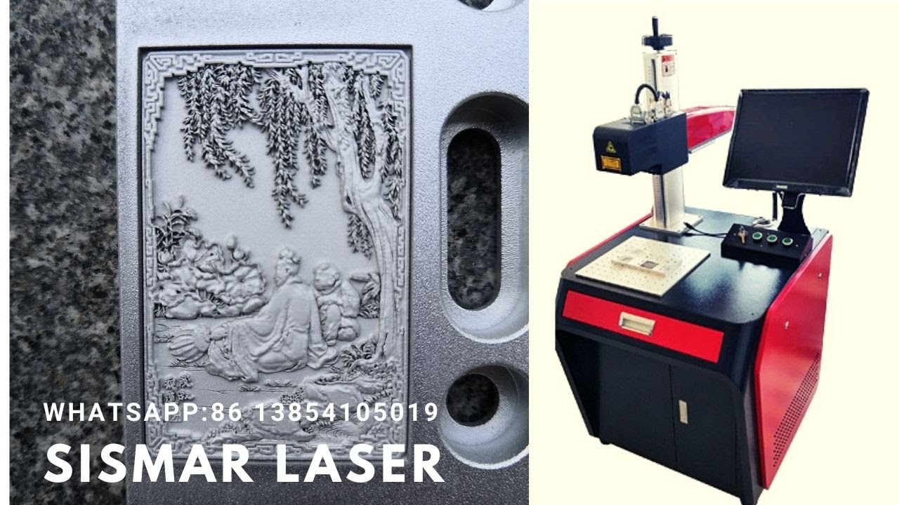 grabado en relieve profundo con máquina de marcado láser de fibra 3D