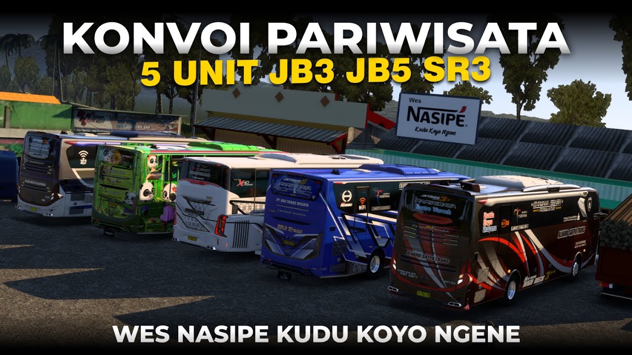 KONVOI MENYUSURI INDAHNYA JALUR SELATAN WAKTU SENJA | 2UNIT JB3, 2UNIT JB5, 1UNIT SR3