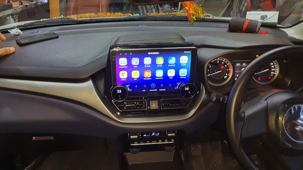 Maruti Suzuki 2025 new Baleno Sigma install Android diamond 2K music system JBL speaker 400 wat