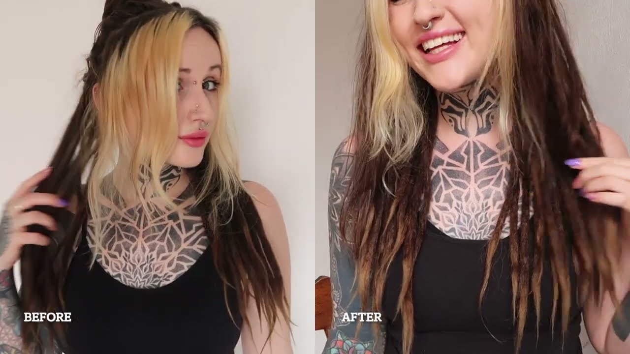 Using Hair Lightening Spray On Dreadlocks!