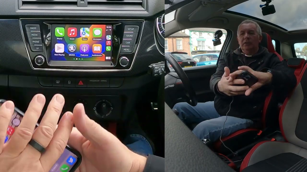 How to Use Apple Car Play, Pair, Delete, and Stream Audio in a 2018 Skoda Fabia