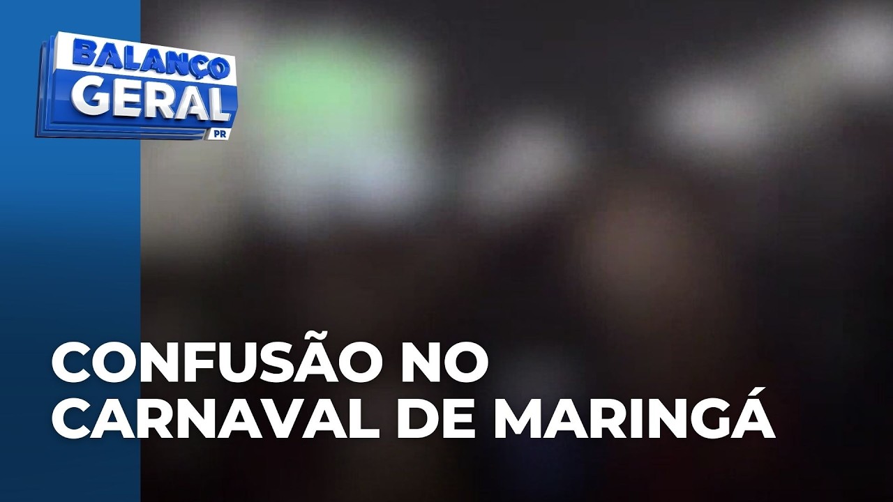 Carnaval de Maringá termina em confusão e spray de pimenta