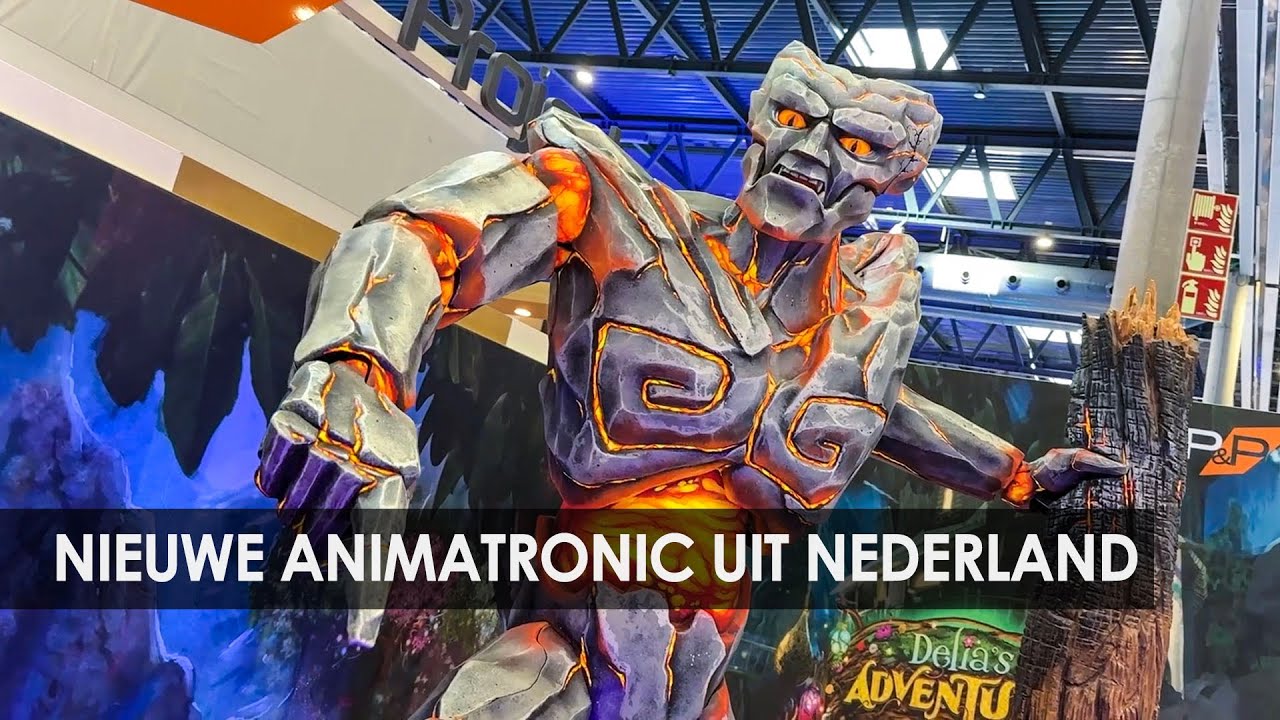 Nederlands themabedrijf P&P Projects presenteert nieuwe mega-animatronic