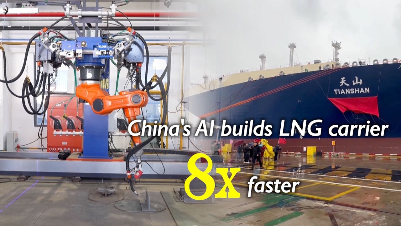 Shanghai's AI-powered welding delivers 8x efficiency boost in LNG shipbuilding