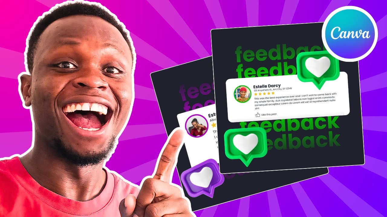 Amplify Your Credibility: Craft Powerful Client Testimonials with Canva!